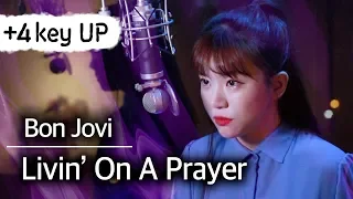 4 key up livin on a prayer live ver cover bon jovi bubble dia