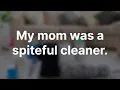 My Mom is a Spite Cleaner Crazy Reddit Story