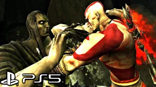 god of war remastered ps5 thanatos final boss fight ghost of sparta 4k 60fps