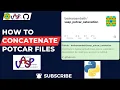 How to concatenate three or more POTCAR Files for VASP calculation using Python script