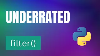 Underrated Built-in Functions Filter Function in Python