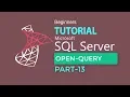 SQL SERVER 2017 PART-13 OPEN QUERY