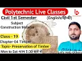 Construction Material Chapter 4 Timber Class 19 Civil 1st Semester by Brijesh Sir