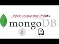 MongoDB with no duplicates