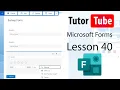 Microsoft Forms - Lesson 40