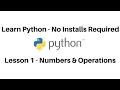 Numbers and Numeric Operations in Python