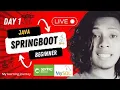 Day 1 My Journey to Mastering Java Spring Boot MySQL From Zero to Hero