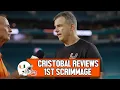 Mario Cristobal Recaps 1st Scrimmage at Hard Rock Stadium