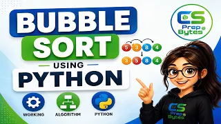 Bubble Sort Using Python Algorithm Dry Run Flowchart Code Sorting Tutorial for Beginners