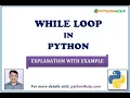 While Loop in Python While Loop in Python in Hindi