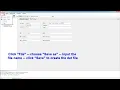 How to Create the Dat File When Programming Two Way Radio