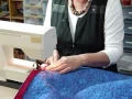 How to Bind a Quilt by machine - Quilting Tips Techniques 094