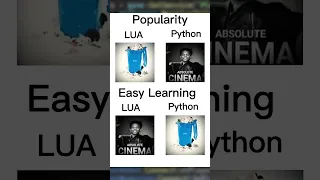LUA vs Python be like