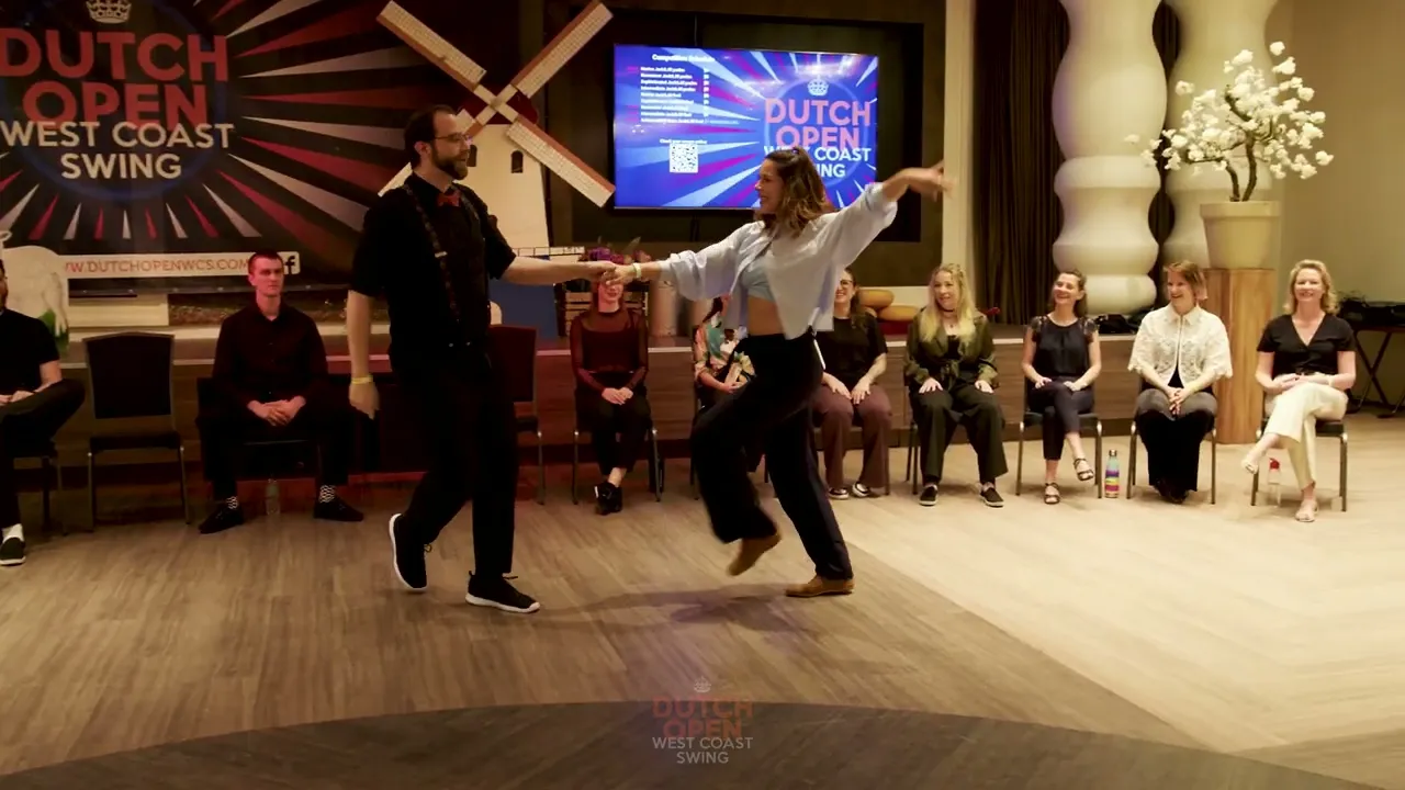 Dominik Neugebauer & Mejrem Halidovic - 4th place Advanced/All-Stars Jack&Jill - Dutch Open 2024