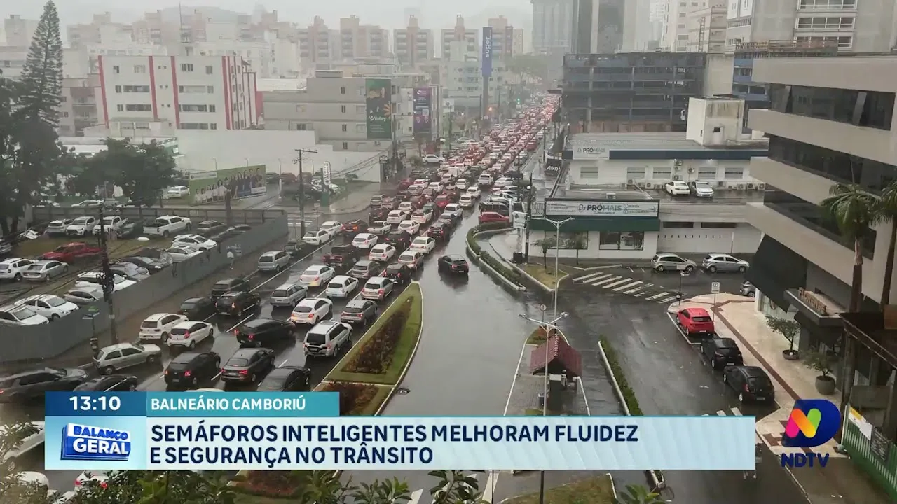 Semáforos Inteligentes Mudam a Realidade do Trânsito em Balneário Camboriú