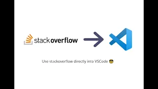 Use Stack overflow in your VSCode