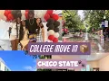 COLLEGE MOVE IN DAY CHICO STATE FRESHMAN California State University