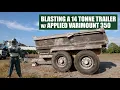APPLIED VARIMOUNT BLASTING A 14 T DUMP TRAILER