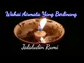 Lagu Wahai Airmata Yang Berlinang//Syair Jalaludin Rumi//Musikalisasi @PenaAmatir
