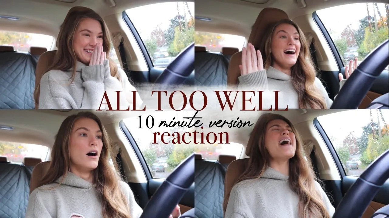 ALL TOO WELL 10 MINUTE - TAYLOR'S VERSION REACTION | I am an *unwell* crumpled up piece of paper