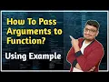 How To Pass Arguments To The Function Calling Functions In C C Programming PART 59