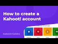 How to create a Kahoot account