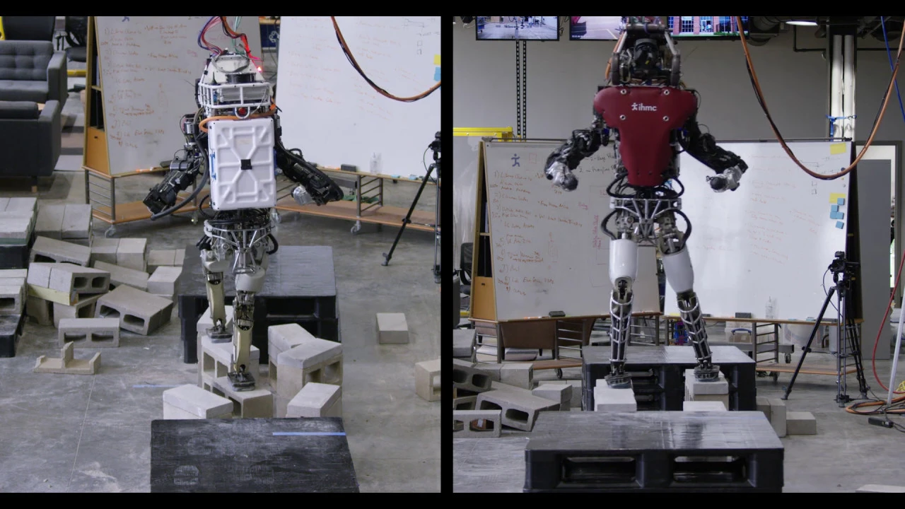 IHMC Atlas and Valkyrie Autonomous Footstep Planning Over Rough Terrain