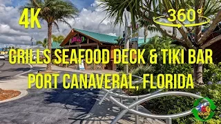 Grills Seafood Deck Tiki Bar 360 VR Walk Through 4K