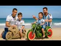 Lagu Ronaldo's unbelievable comeback left Messi and his Son Speechless #cr7
