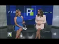Jackie Guerrido VERY TIGHT and BUSTY Blue Dress on Primer Impacto