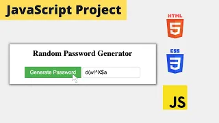 Create Random Password Generator JavaScript Project Tutorial For Beginners