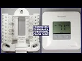 Honeywell Thermostat Instructions Wire Terminals Functions Color Code Furnace and AC Heat Pump