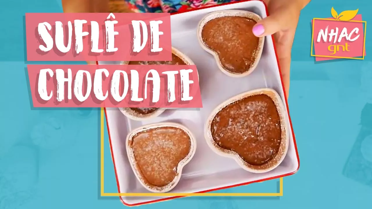 SUFLÊ DE CHOCOLATE COM CREME DE AVELÃ RAÍZA COSTA RAINHA DA COCADA