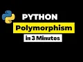 Polymorphism Object Oriented Programming Python Tutorial