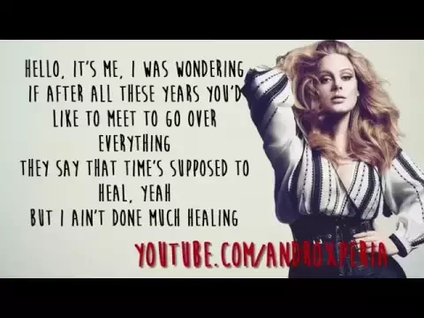 Download MP3 Adele Hello Lyrics   YouTube