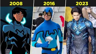 blue beetle evolution in movies cartoons u0026 tv shows 2008 2023 