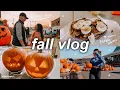 FALL VLOG pumpkin patch baking cookies being productive