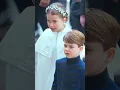 Download Lagu Charlotte and Louis singing the British national anthem during King Charles’ coronation.