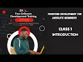 Frontend Development for Absolute Beginners - Live Class 1