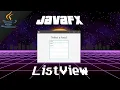 JavaFX ListView