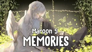 Nightcore Memories Maroon 5 Lyrics 