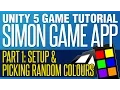 Mobile Simon Game Tutorial - Setup Selecting Random Colours