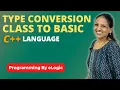 Type Conversion In C Language Class To Basic eLogic Classes