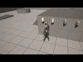 UE5 - Dynamic Material change with blueprint and flashing light creation with timeline system Sub