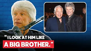 jon bon jovi speaks on his close relationship with robert kraft