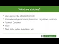 Introduction to Statutes