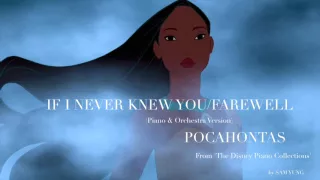 if i never knew you farewell pocahontas piano u0026 orchestra instrumental cover