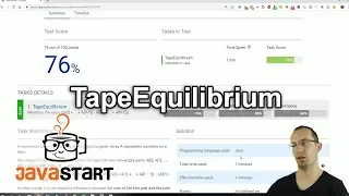 Codility Lekcja 3 3 TapeEquilibrium Podejscie
