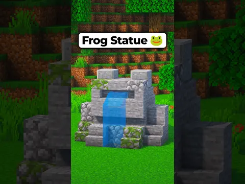 Minecraft Frog Statue 🐸