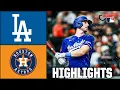 Los Angeles Dodgers vs Houston Astros Full Game Highlights ESPN MLB